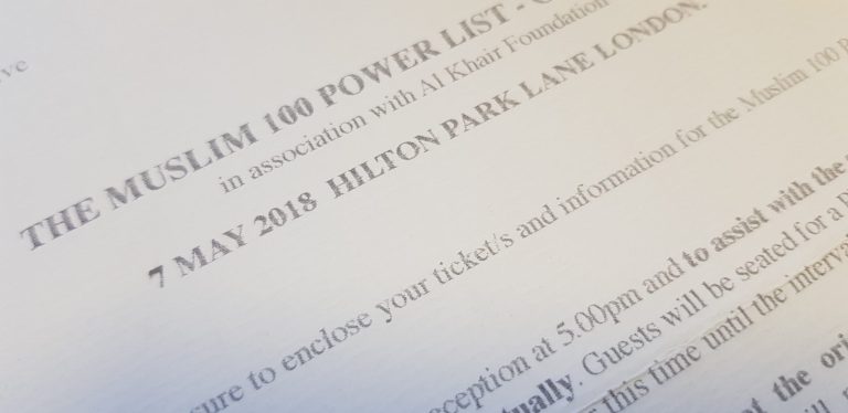 Tahir Ashraf to be Named in Muslim 100 Power List on 7 May 2018 at The Park Lane Hilton London, UK